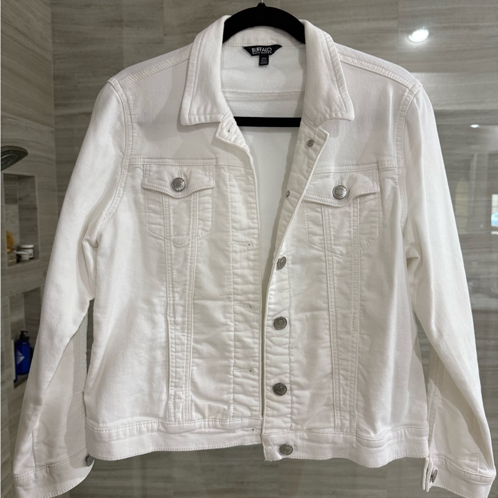 Women's White Jean Jacket